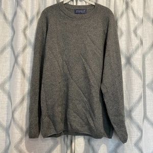 Davis & Squire Men's Grey Cashmere Sweater Size L